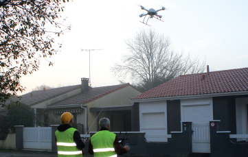 Des drones testent les maisons